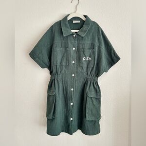 Kith Forest Green utility Dress